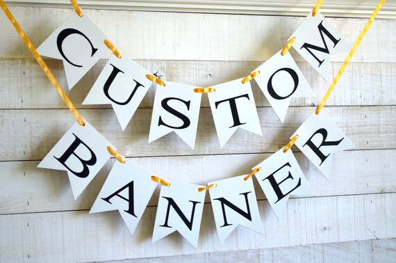 Custom Banner Personalized Banner Design Your Own Banner Etsy