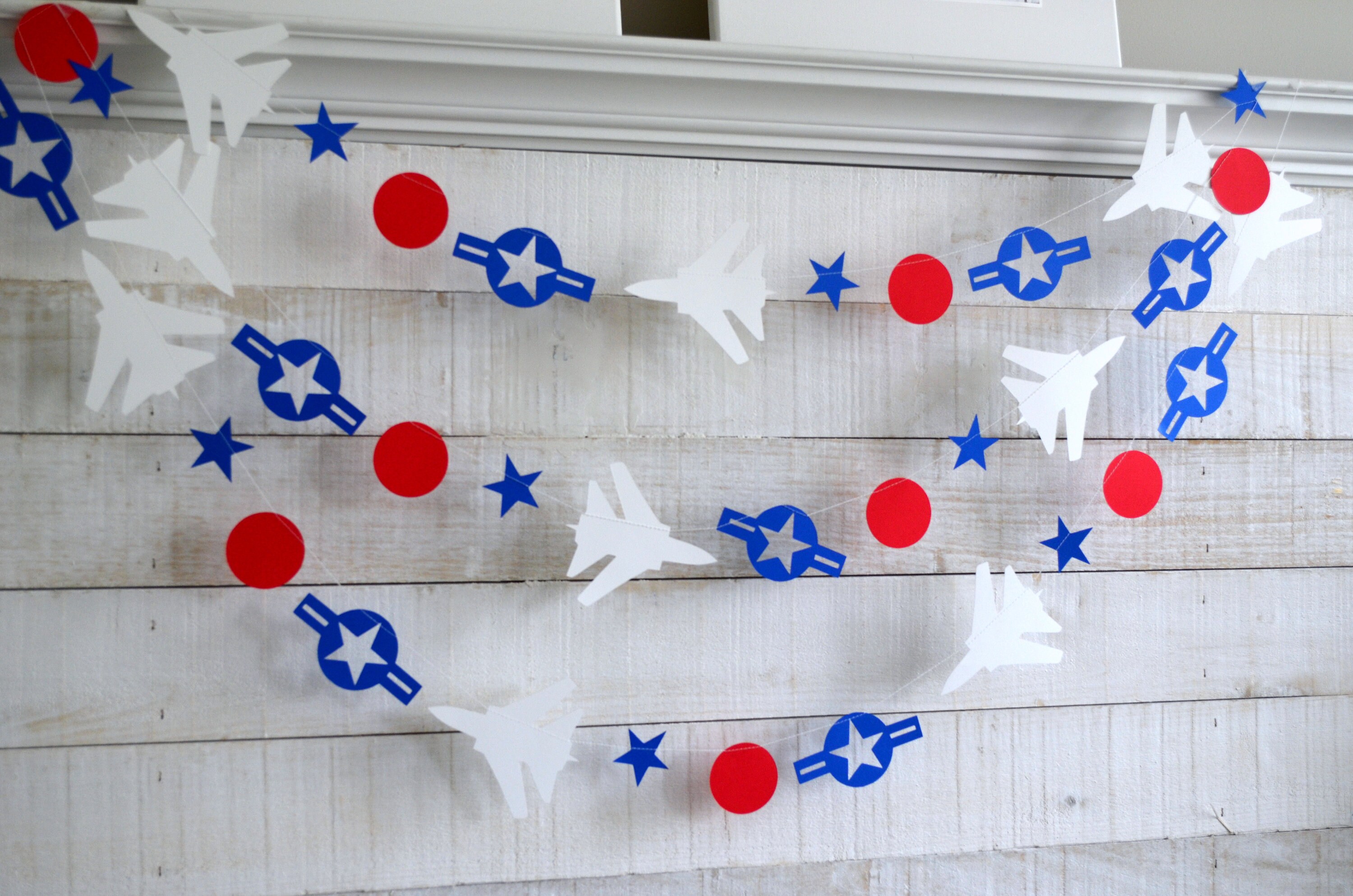 Air Force Party Decorations Air Force Roundel Decorations Etsy