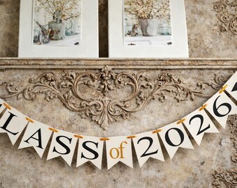 Class of 2027 banner, custom graduation decorations, customized grad decor