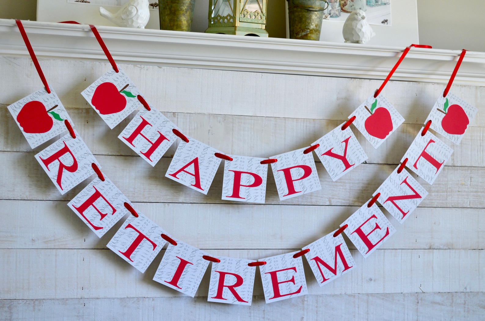 Teacher Retirement Banner Teacher retirement decorations | Etsy