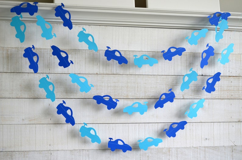 Cars Garland Race Car Birthday Decorations Cars Nursery Etsy