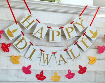 Happy Diwali Banner: Festival of Lights Celebration Decor