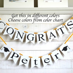 Congrats Banner, Congratulations banner, Custom graduation Name banner, Congrats Sign