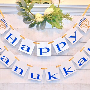 Happy Hanukkah Banner, Hanukkah Decorations, Hanukkah Sign, Hanukkah Decoration, Hanukkah Garland, Hanukkah Photo backdrop