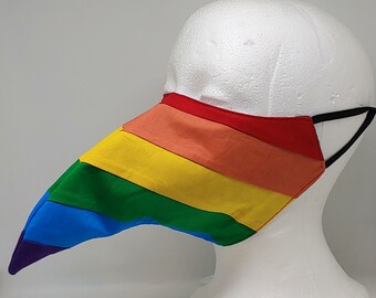 LGBTQ+ Plague Doctor Half Mask