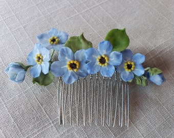 Forget-me-not Haircomb