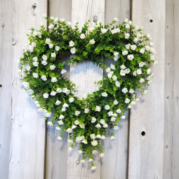 Valentine wreath, Spring  wreath, Valentine's Day Wreath, Heart wreath, Front Door Spring wreath, Valentines Wreath,Wedding Decor