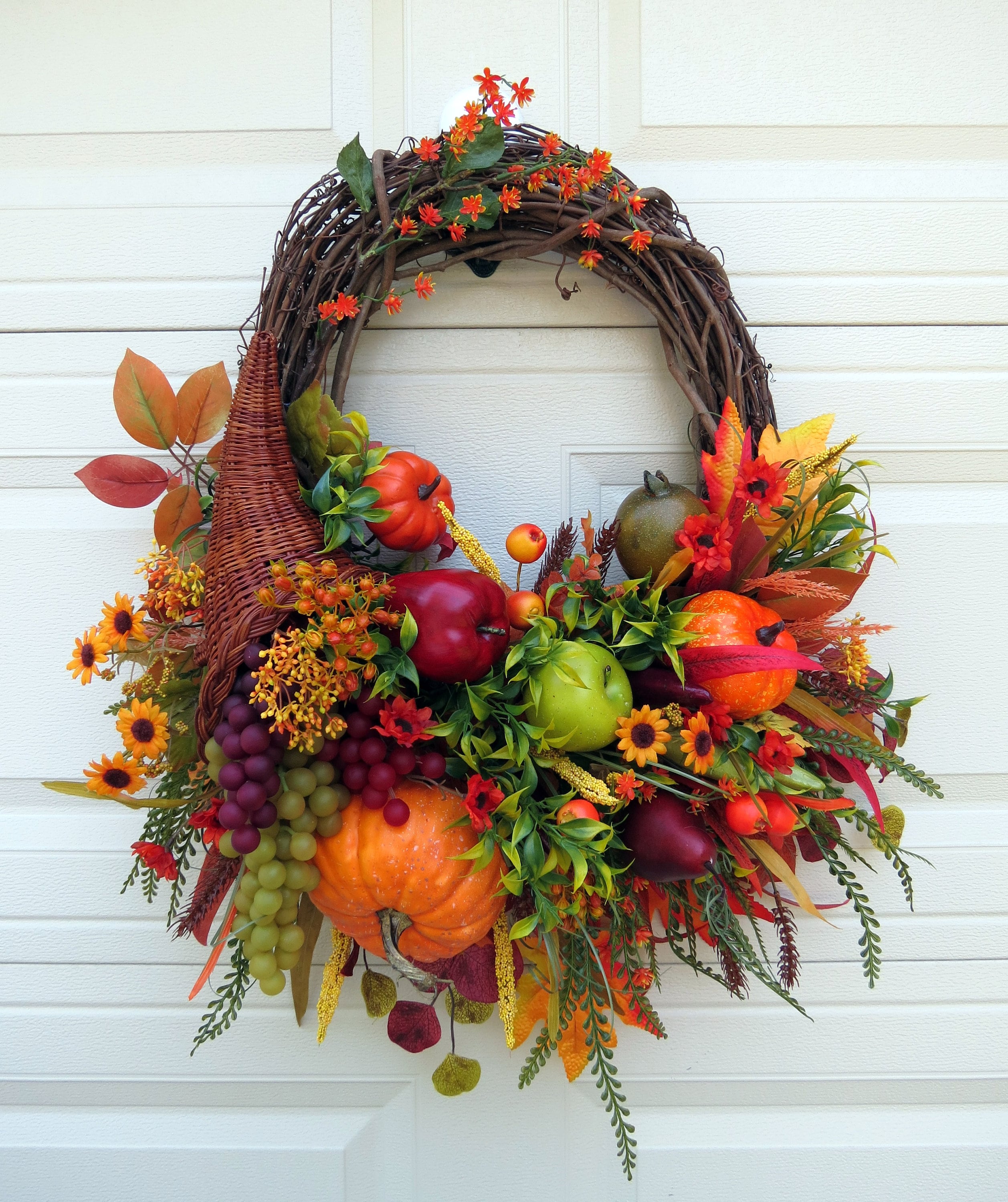 Cornucopia-Inspired Wreath