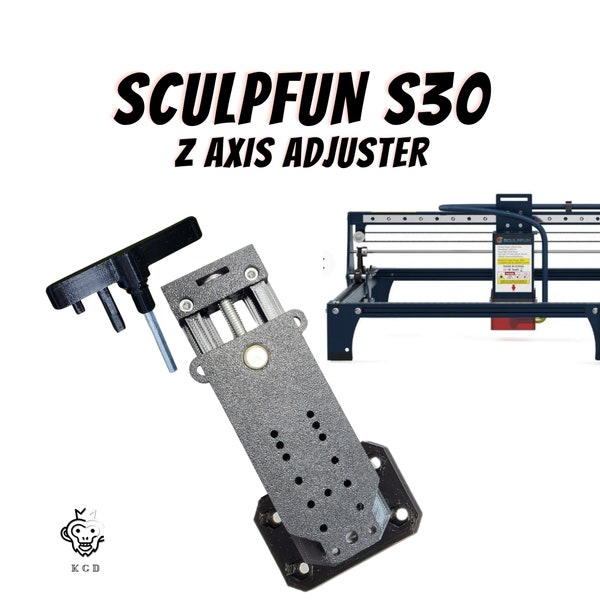Sculpfun S30 Z Axis Adjuster | Raise & Lower Your Laser Module for a Quick and Easy Focus