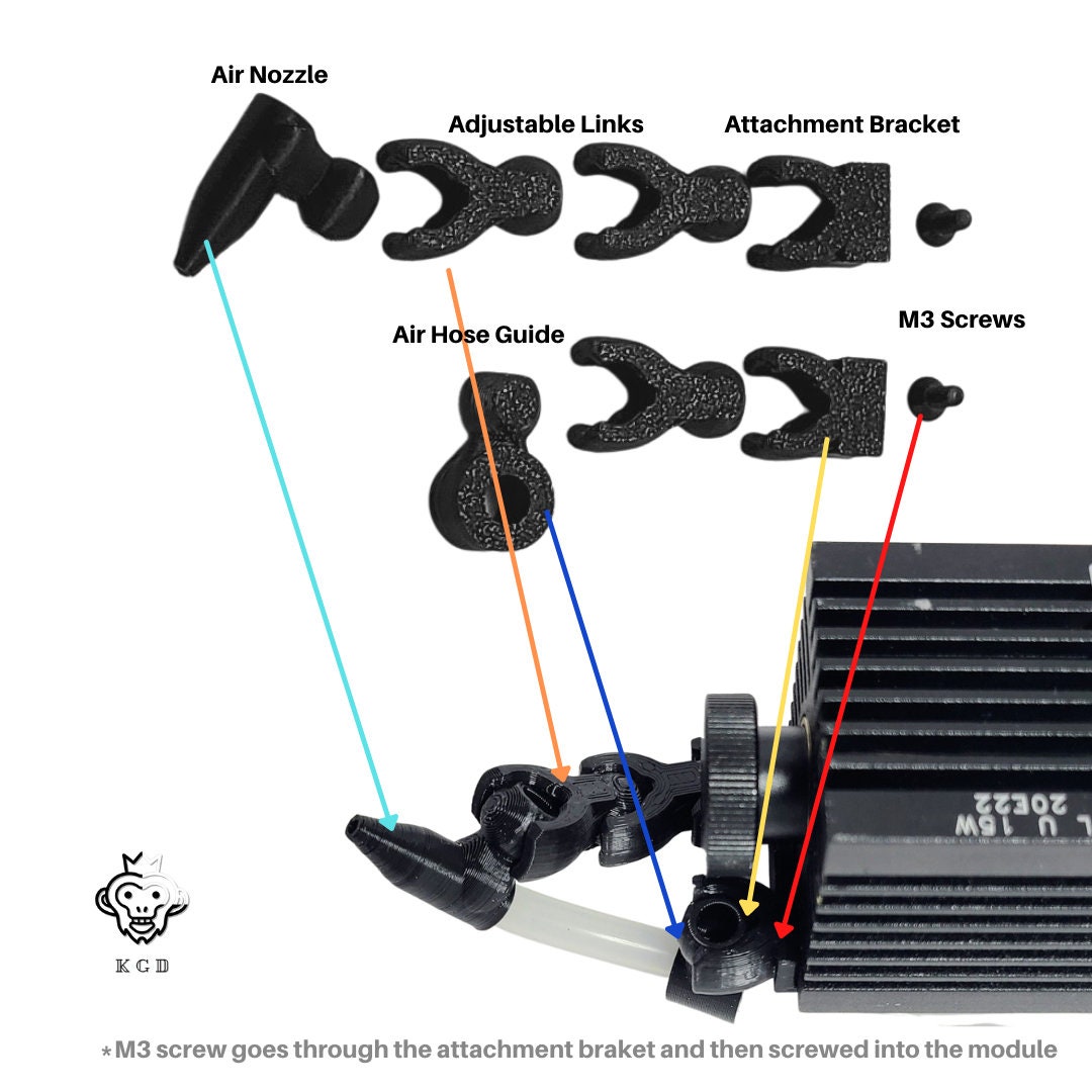 ORTUR Air Pump Kit 50L/min for Ortur Laser Engraver Machine Air