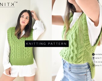 knit sweater vest pattern