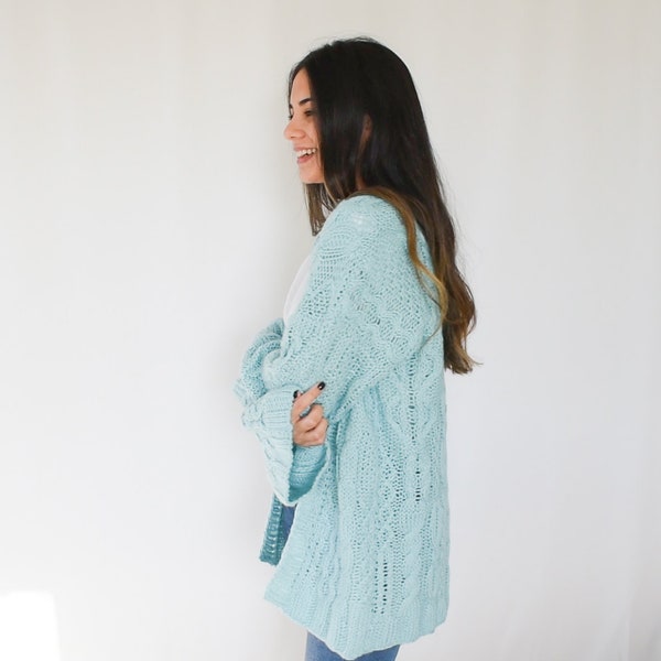 KNITTING PATTERN (English)- Labyrinth cardigan