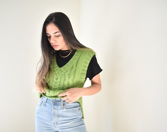 KNITTING PATTERN (Eng/Esp/Por) - Guacamole vest