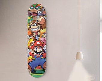 Custom Grip Tape Art Skateboard Grip Tape Art Griptape Skateboard Skateboard Griptape Yoshi Mario Fan Art Skateboard Grip Tape