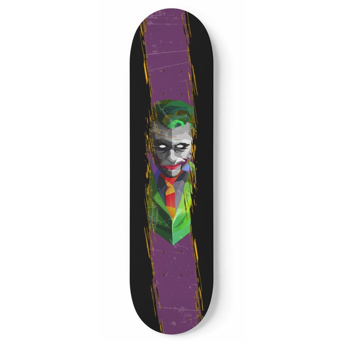 Heath Ledger Joker Skateboard Wall Art Graffiti Style Urban | Etsy