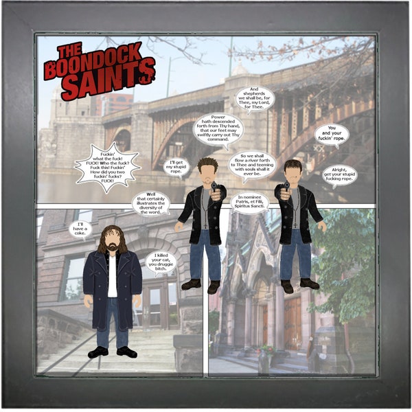 Boondock Saints Magnet Shadowbox