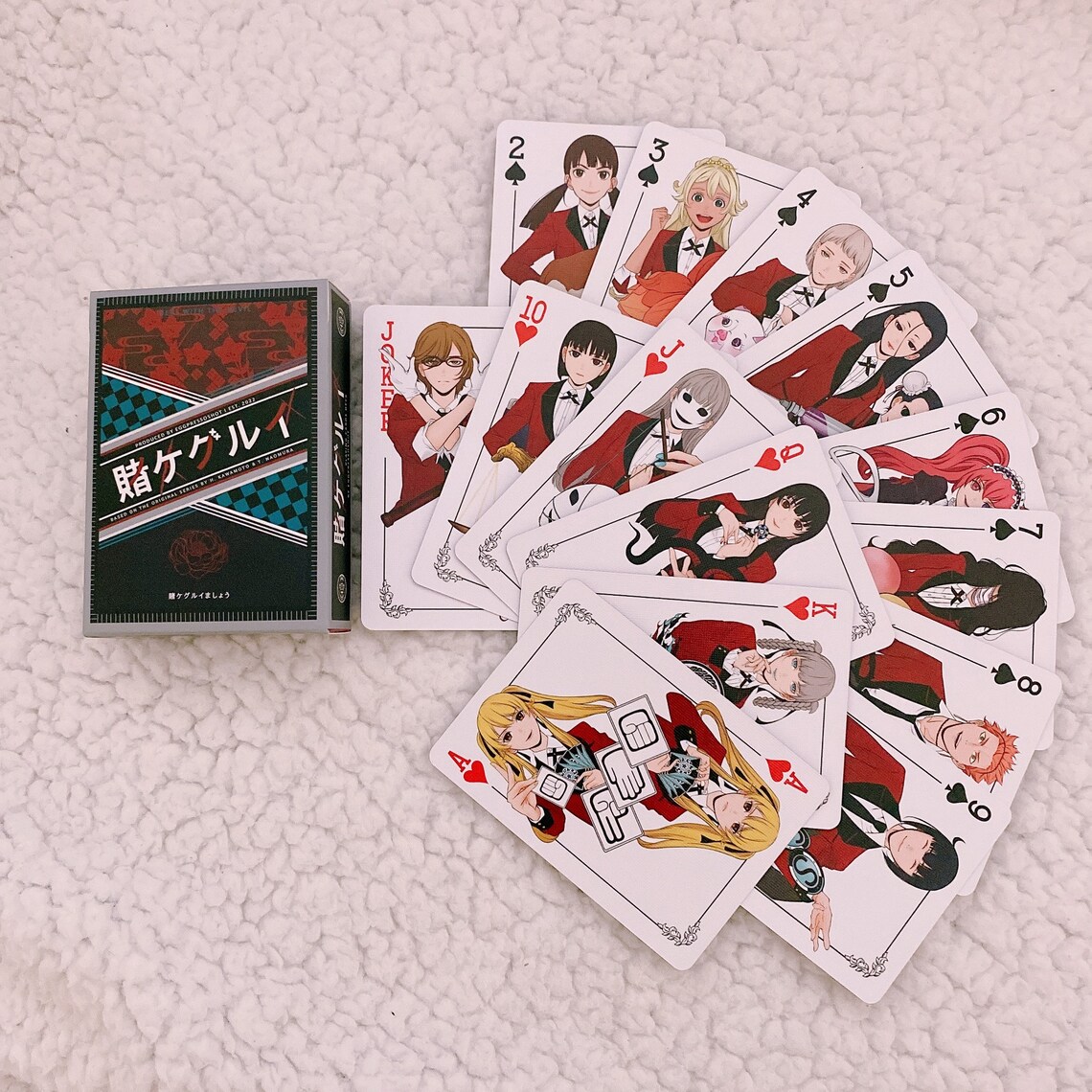 Kakegurui Season 2 Playing Cards 54card Deck Etsy