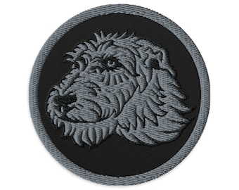 Irish Wolfhound Embroidered patch