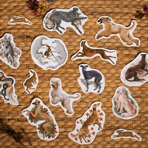 Russian Wolfhound Dog Window Bumper Decal Gift Pet BORZOI Car Sticker V01
