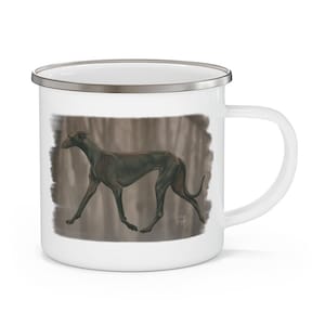 Galgo Emaille Camping Becher