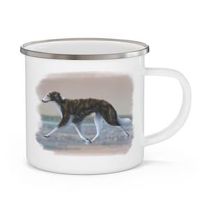 Silken Windhound Enamel Camping Mug