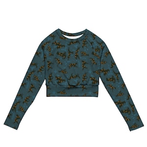 Sighthound Garden crop top - Green