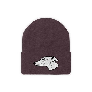 Whippet Embroidered Beanie