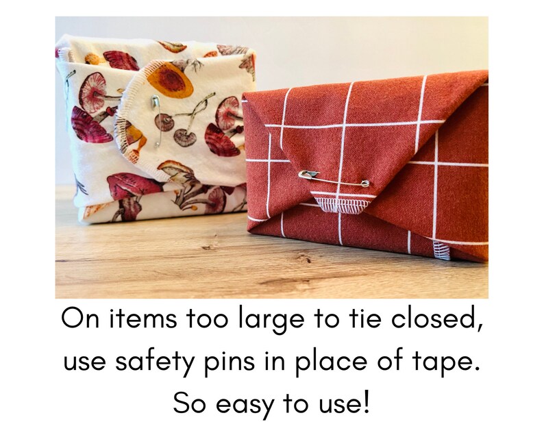 Flannel Gift Wrap Reusable, Soft, Durable 16 or 20 square Cloths to replace paper wrap image 3