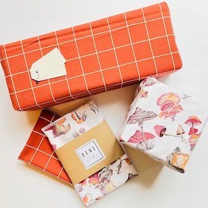 Flannel Gift Wrap | Reusable, Soft, Durable 20” square Cloths to replace paper wrap