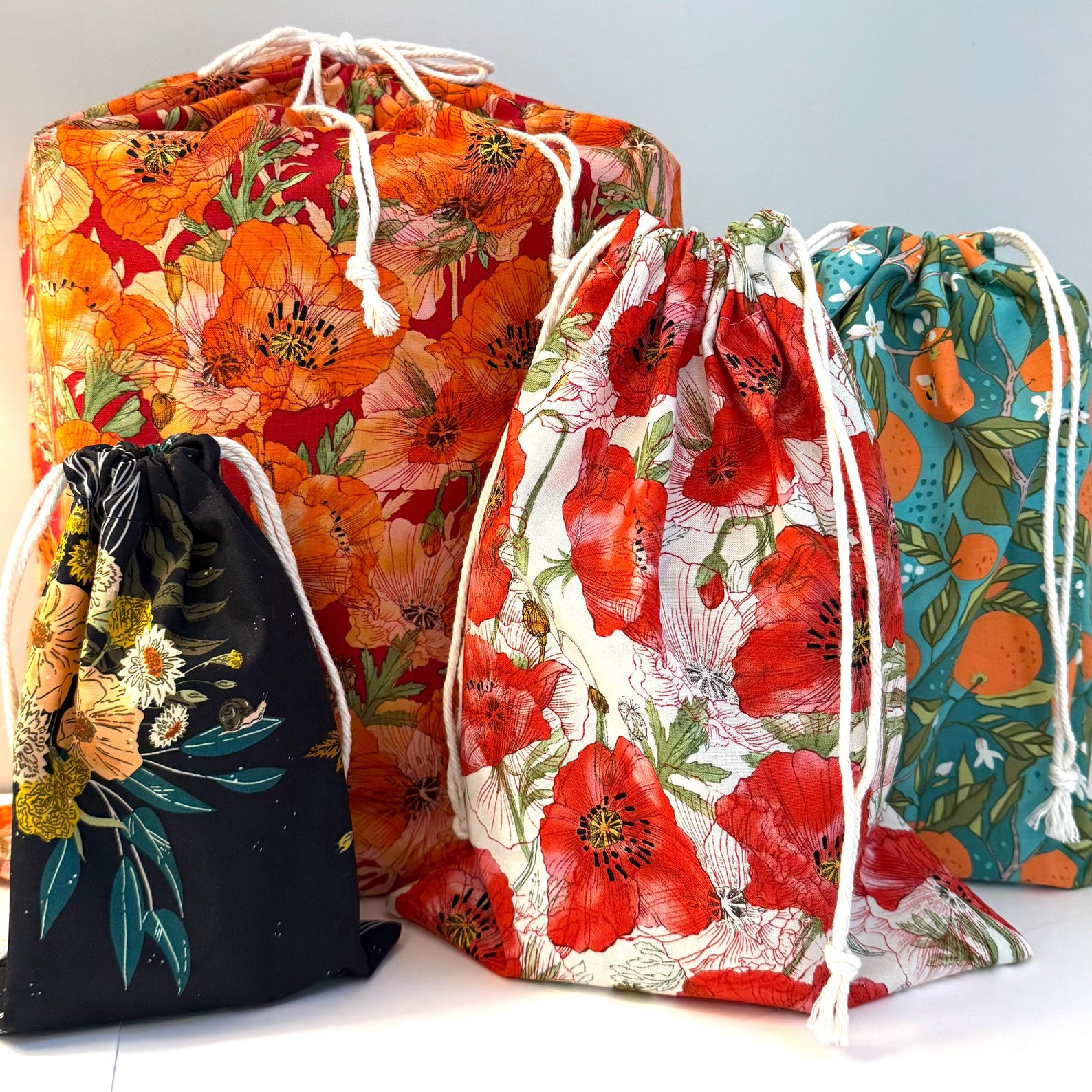 Image of Cotton Drawstring Bags - BENEstudio