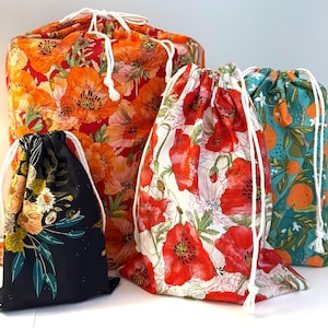 Reusable Cotton Drawstring Gift Bags: Eco-Friendly Cloth, Custom Sizes
