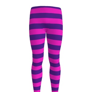 Cheshire Cat Men's Leggings, Meggings, Adult Halloween Costume for Men, Cosplay, Gift for Him, Alice in Wonderland, Mad Hatter Tea Party ++Y