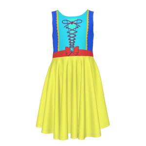From Snow White and the Seven Dwarfs Kid&#39;s Sleeveless Vest Dress  ++Y