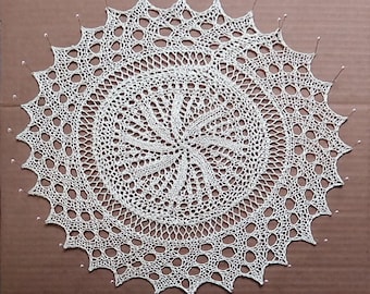 Victorian Doily, 1845  antique doily knitting pattern