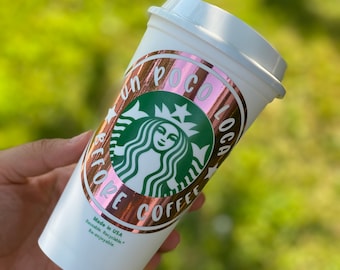 Un poco loca before coffee Starbucks cup | Personalized gift | Mexican Starbucks cup | Concha tumbler | Autumn hot cup | Spanish cup