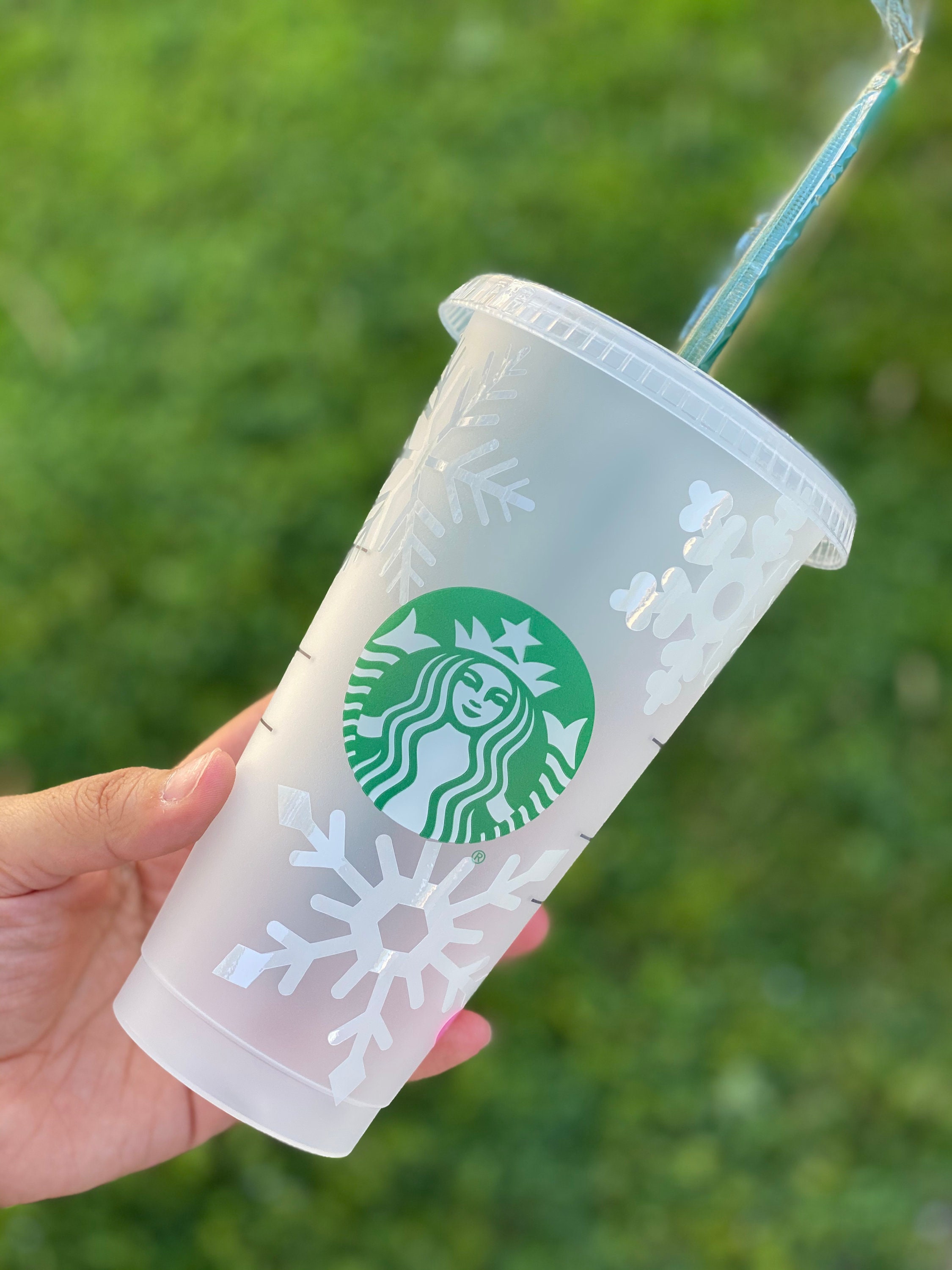 Color Changing Winter Starbucks Cup Personalized Gift Etsy