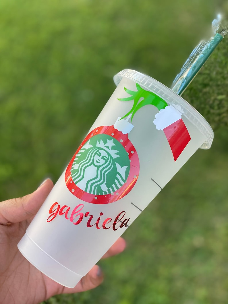 Christmas Starbucks Venti Cup Personalized Gift Starbucks Etsy