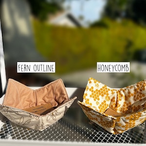 Microwavable, Reversible Bowl Cozy - Small