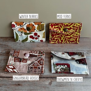Tarjetero para regalo de vacaciones / Tarjetero pequeño tipo billetera para tarjetas de crédito