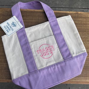 Trader Joe's Mini Canvas-Einkaufstaschen - mehrere Farben