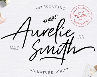 Handwritten font, Script font, Сalligraphy font, Wedding font, Digital font, Photoshop font, Logo font