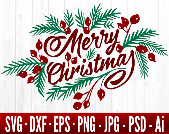 Download Free Merry Christmas Wreath Svg Christmas Wreath Sign Svg Etsy SVG DXF Cut File