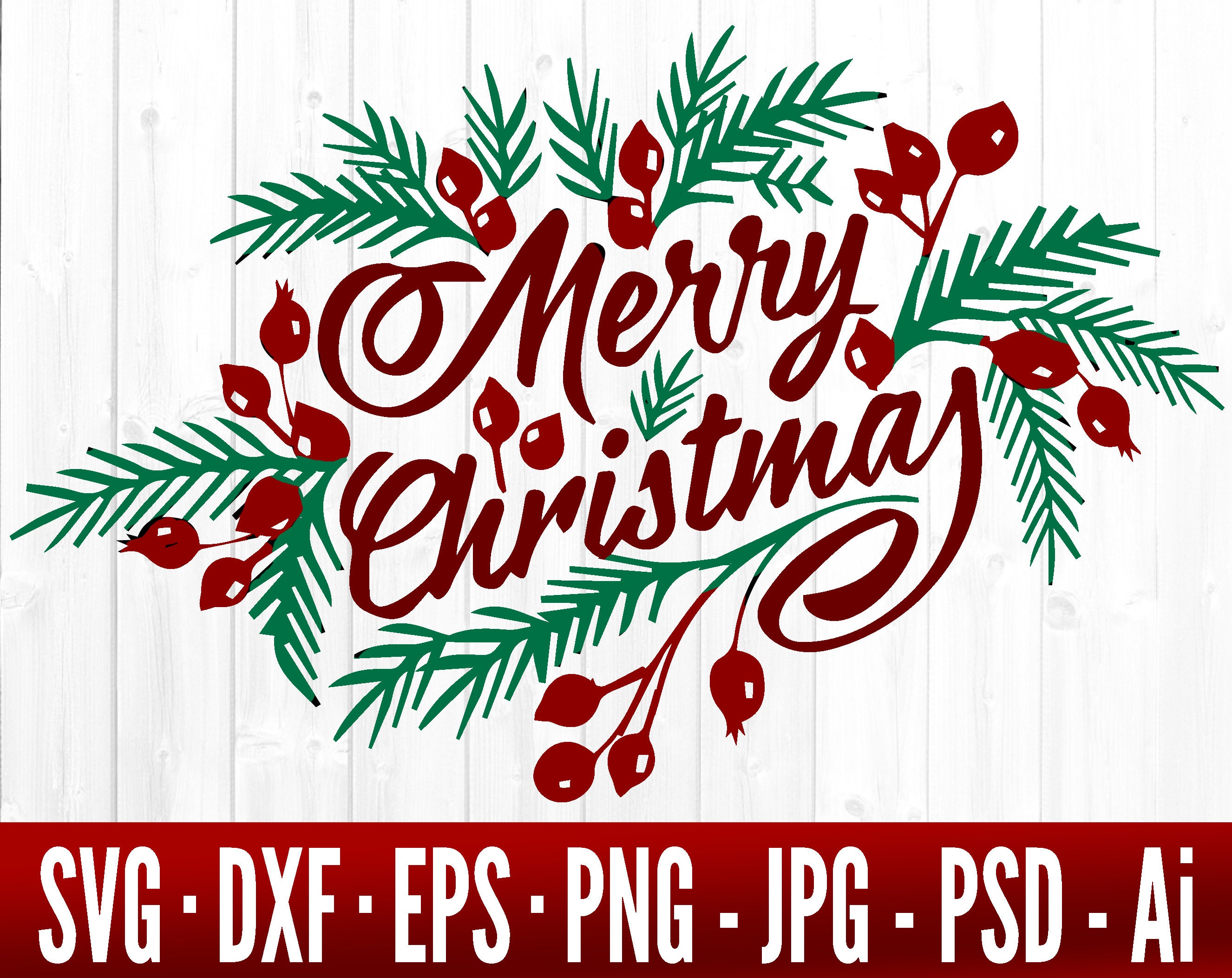Vintage Christmas Wreath Svg - 1440+ SVG PNG EPS DXF in Zip File