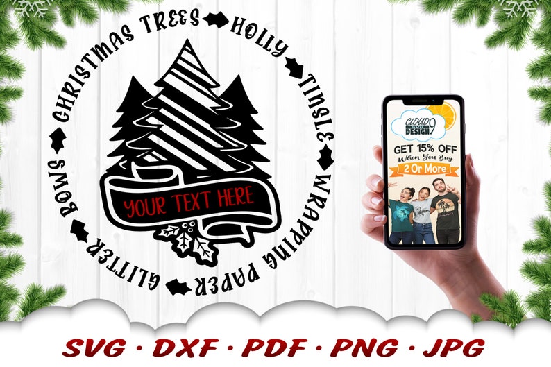 Download Customizable Christmas Round Svg Christmas Tree Svg Dxf Cut Files Clipart Iron On Christmas Svg Files For Cricut Family Christmas Svg Clip Art Art Collectibles Lifepharmafze Com