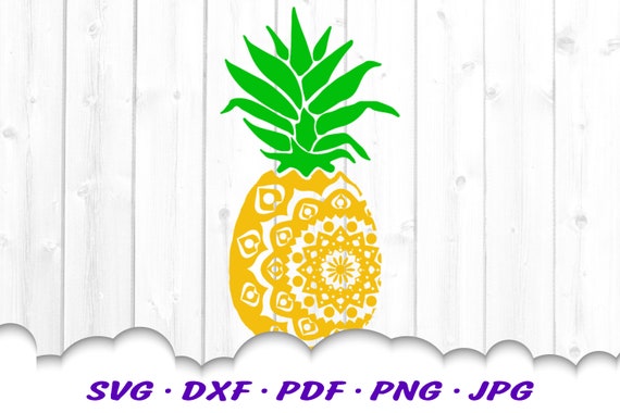 Download Zentangle Pineapple Mandala Svg Svg Files For Cricut Etsy