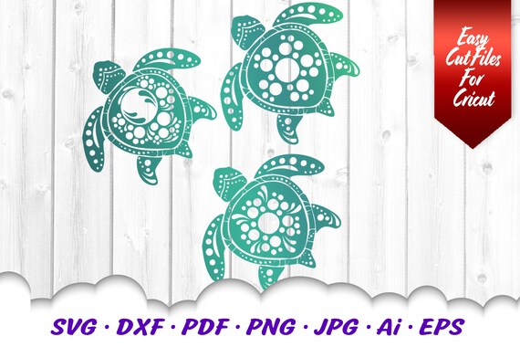 Download Mandala Sea Turtle Svg Bundle Mandala Svg Turtle Svg Etsy