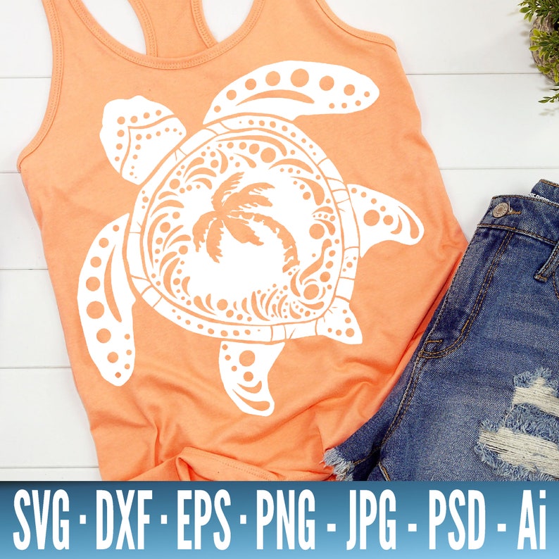 Download Turtle Mandala SVG Files For Cricut Turtle SVG Bundle Sea ...