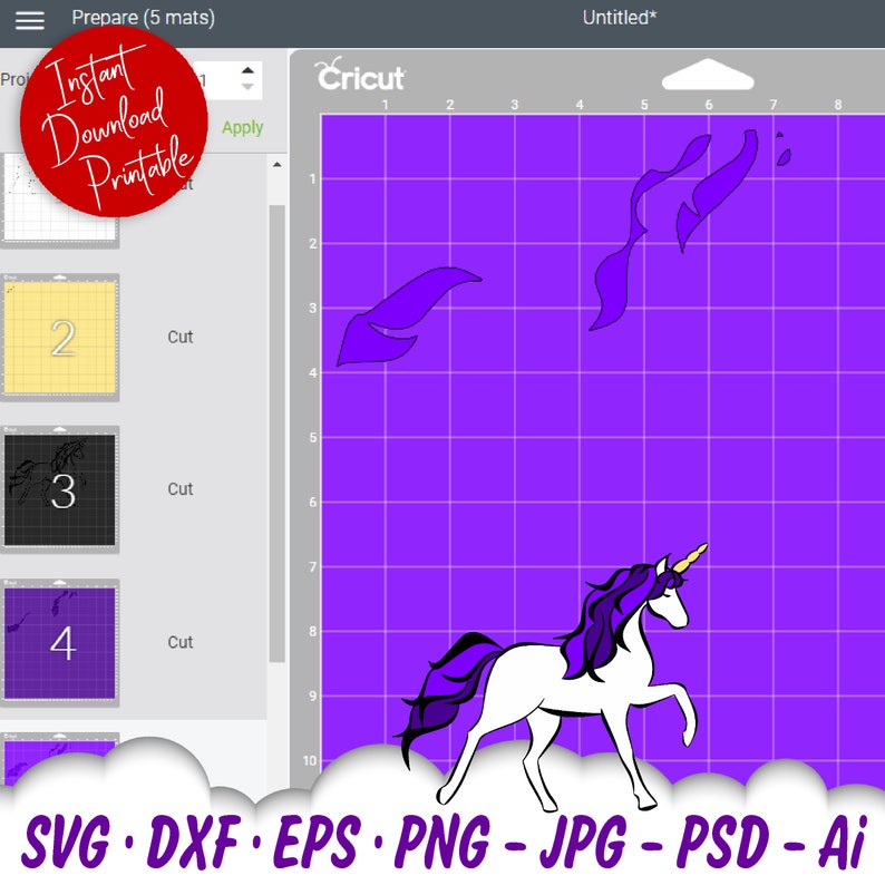 Download Unicorn SVG Unicorn Svg Files For Cricut Fantasy Wall Art ...