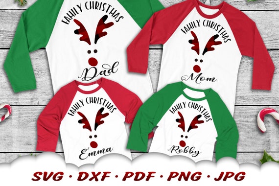 Family Christmas Shirts SVG Christmas Matching Shirts Svg ...