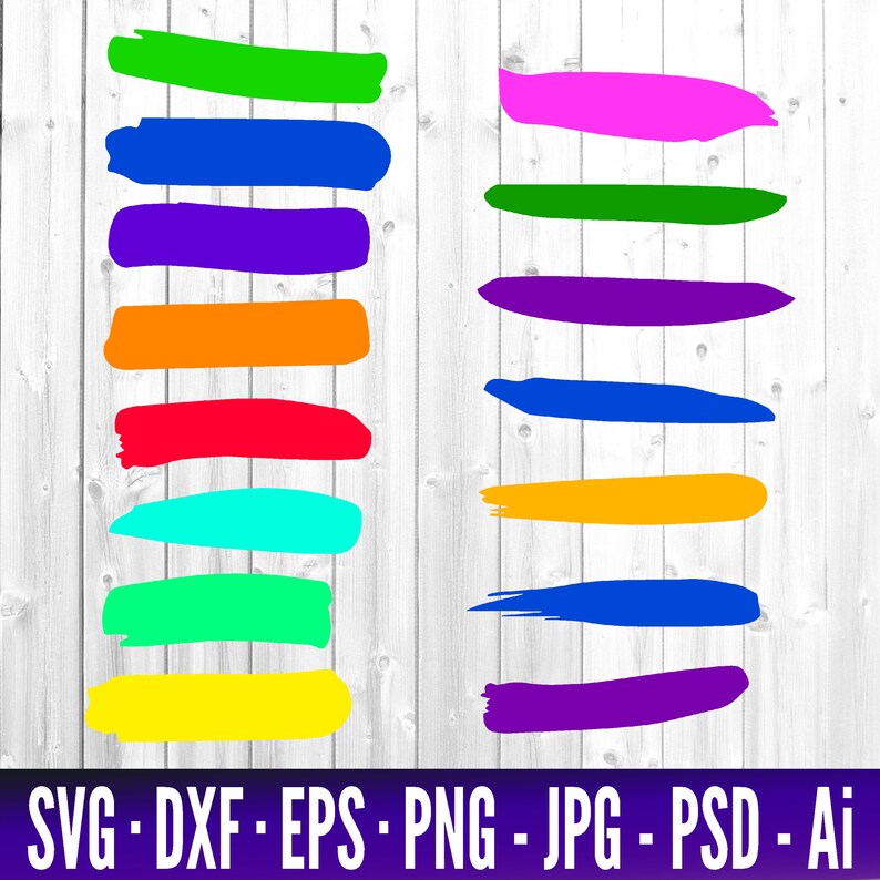 Download Paint Brush Stroke SVG Bundle Paint Stroke SVG Brush | Etsy